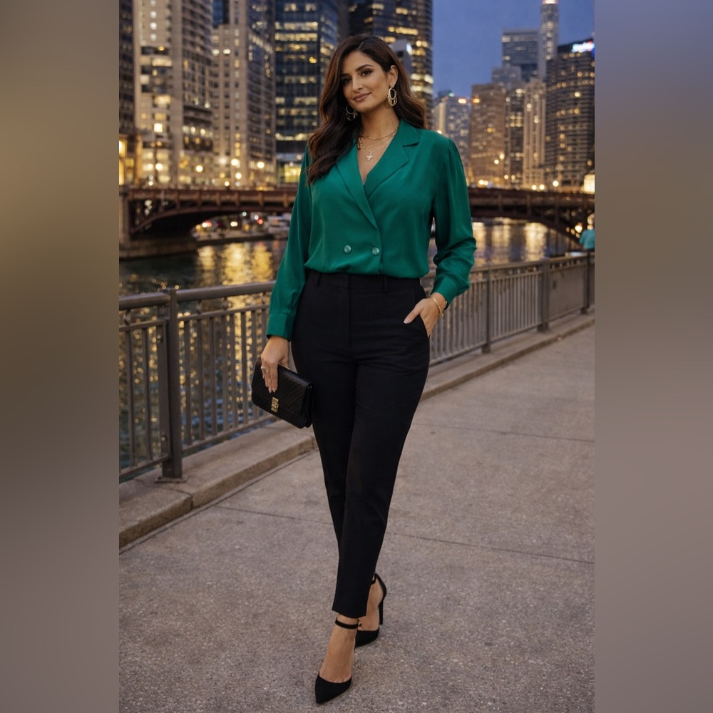 Vintage Network Silk Blouse – Marshall Field’s